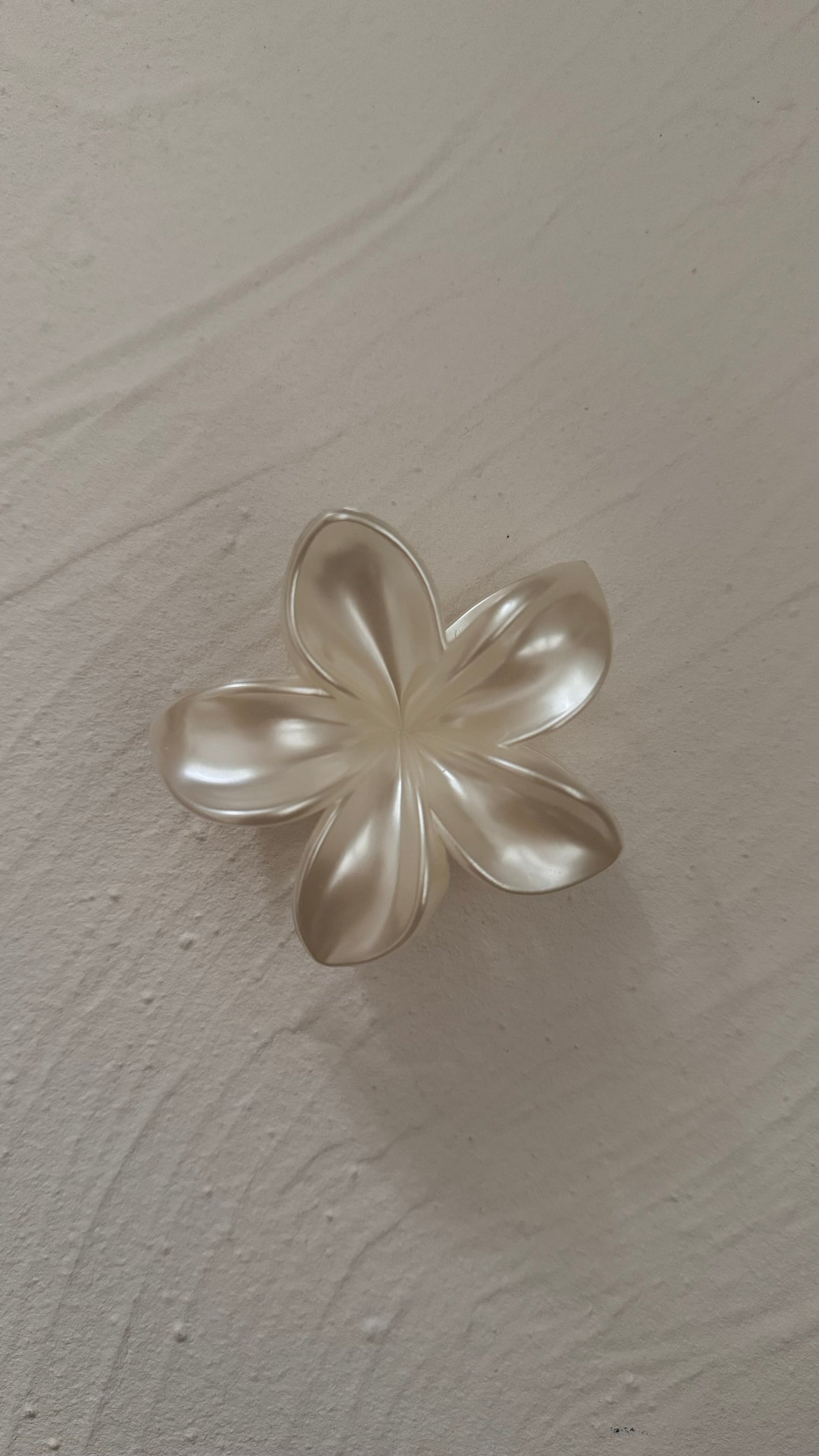 Frangipani Clip Pearly White