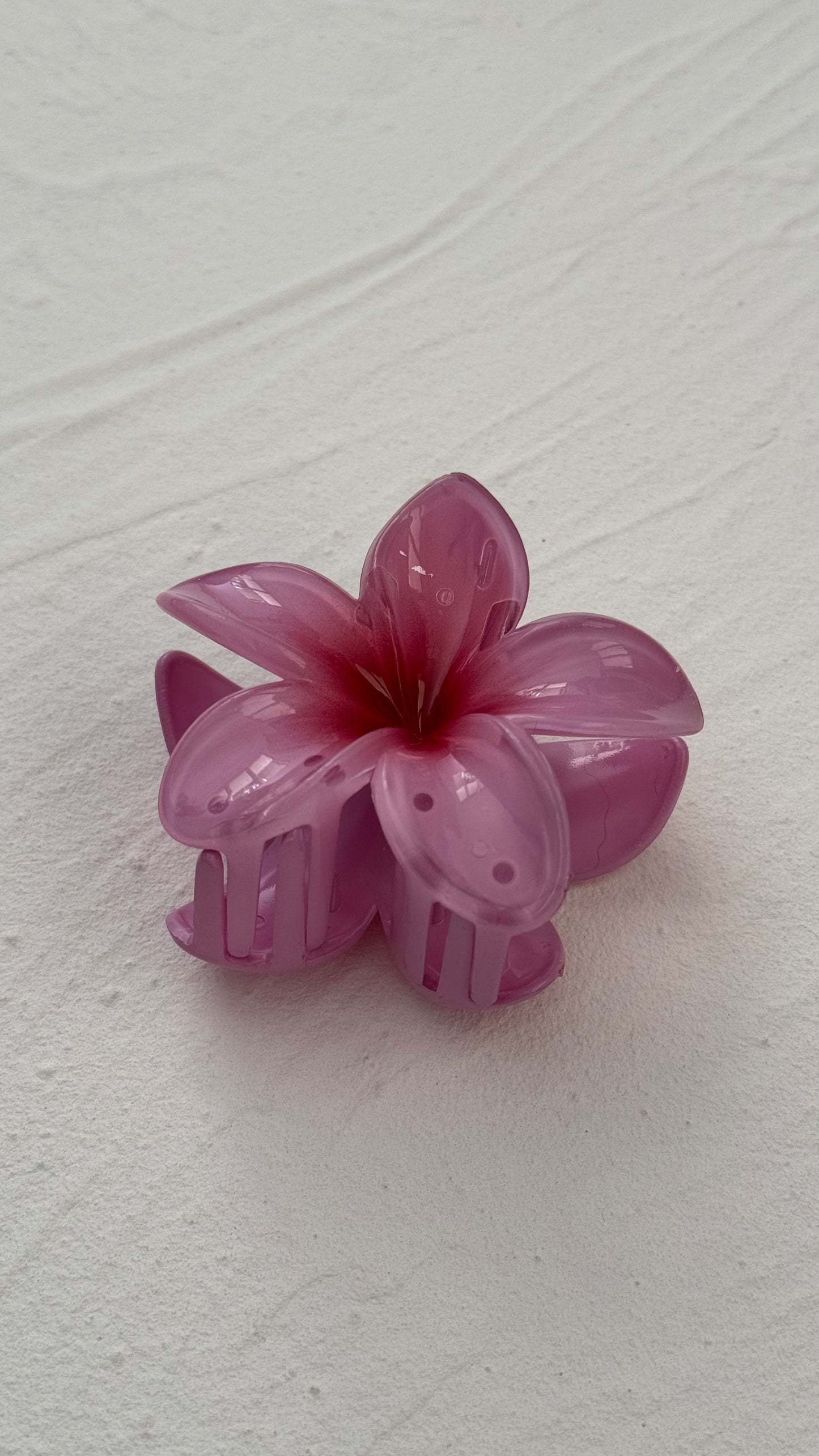 Frangipani Clip Tropical Lavender