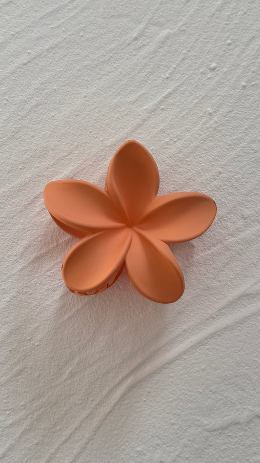 Frangipani Clip Pastel Toffee