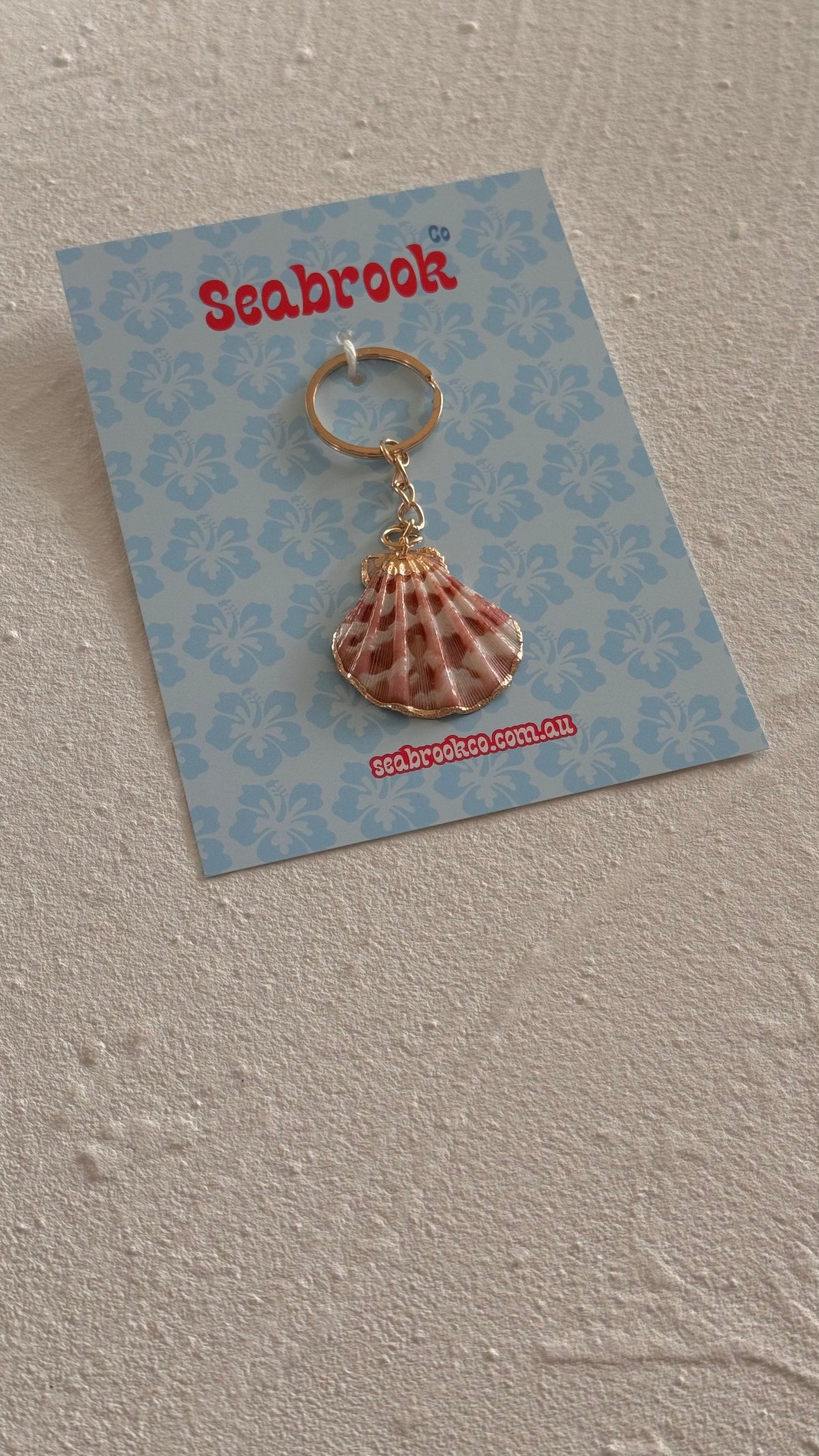 Mini Scallop Keyring