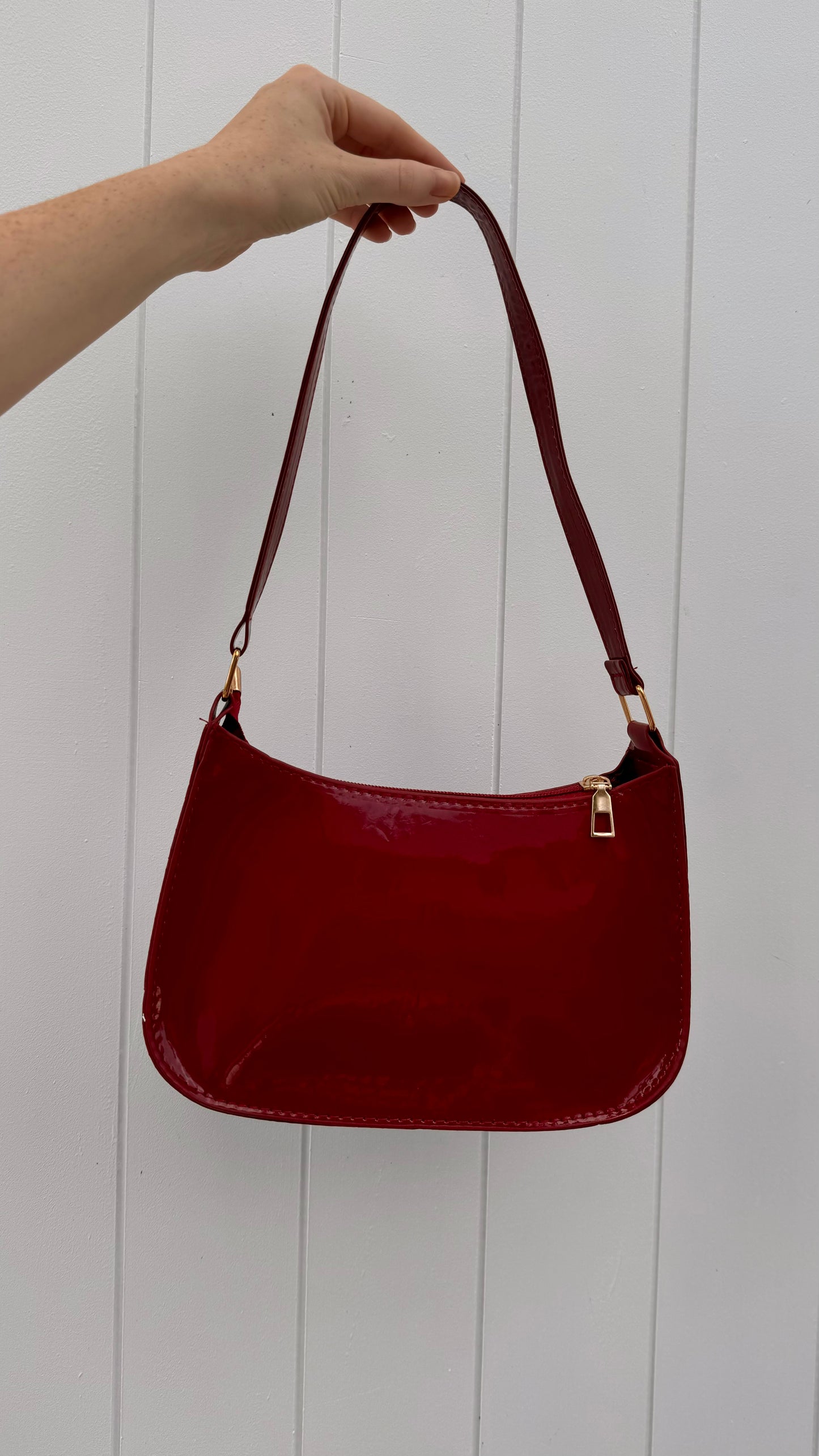 Baby G Handbag - Cherry Red