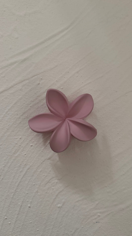 Frangipani Clip Flat Pink Marshmellow