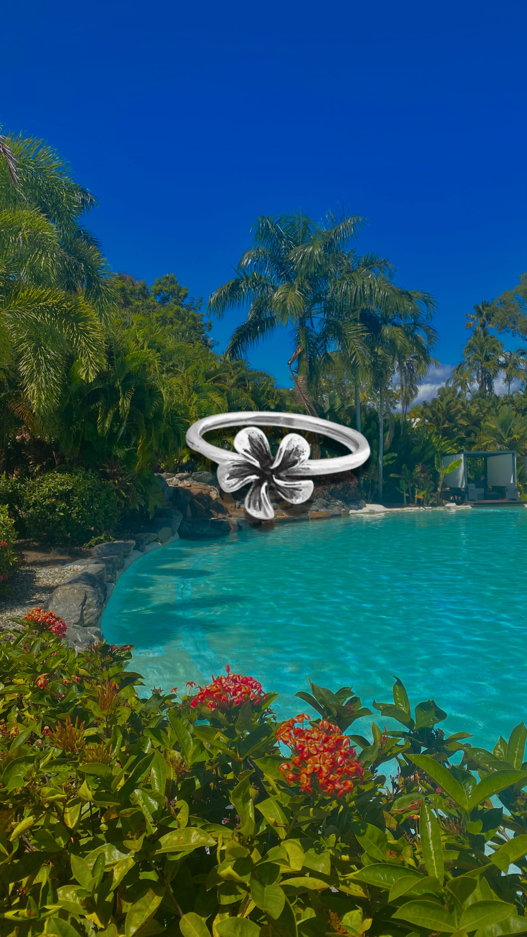 Single Frangipani Ring