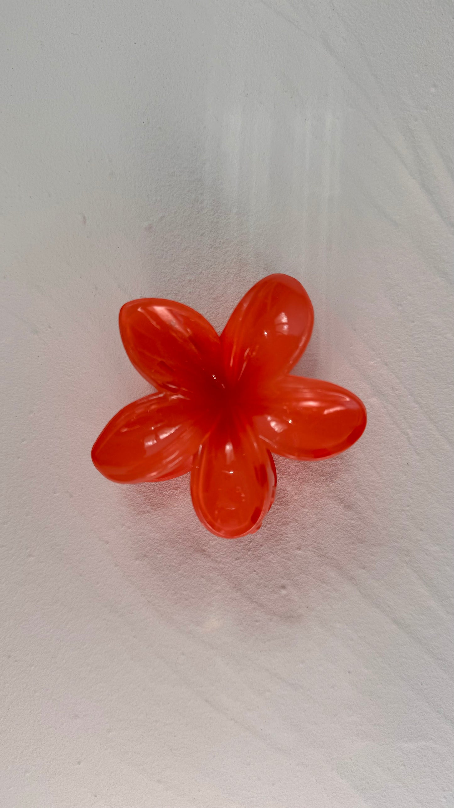 Frangipani Clip Red Orange