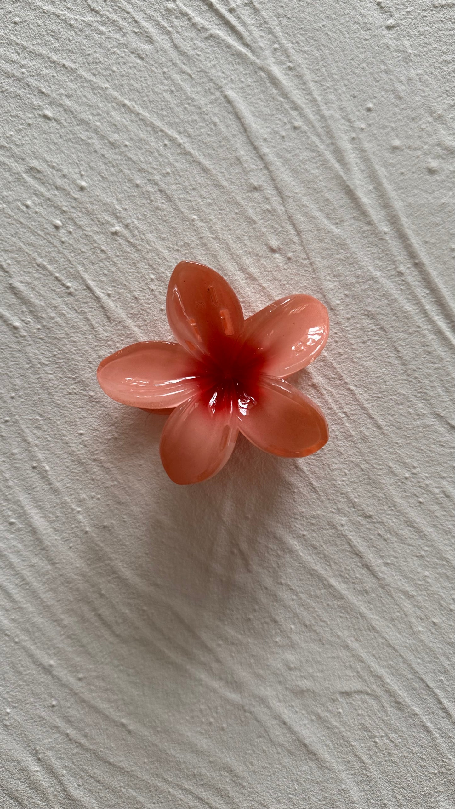 Frangipani Clip Rosy Blush