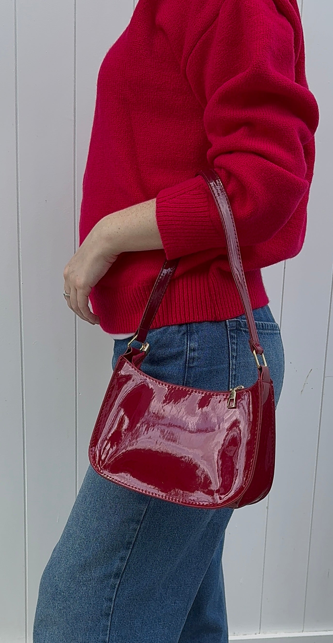 Baby G Handbag - Cherry Red