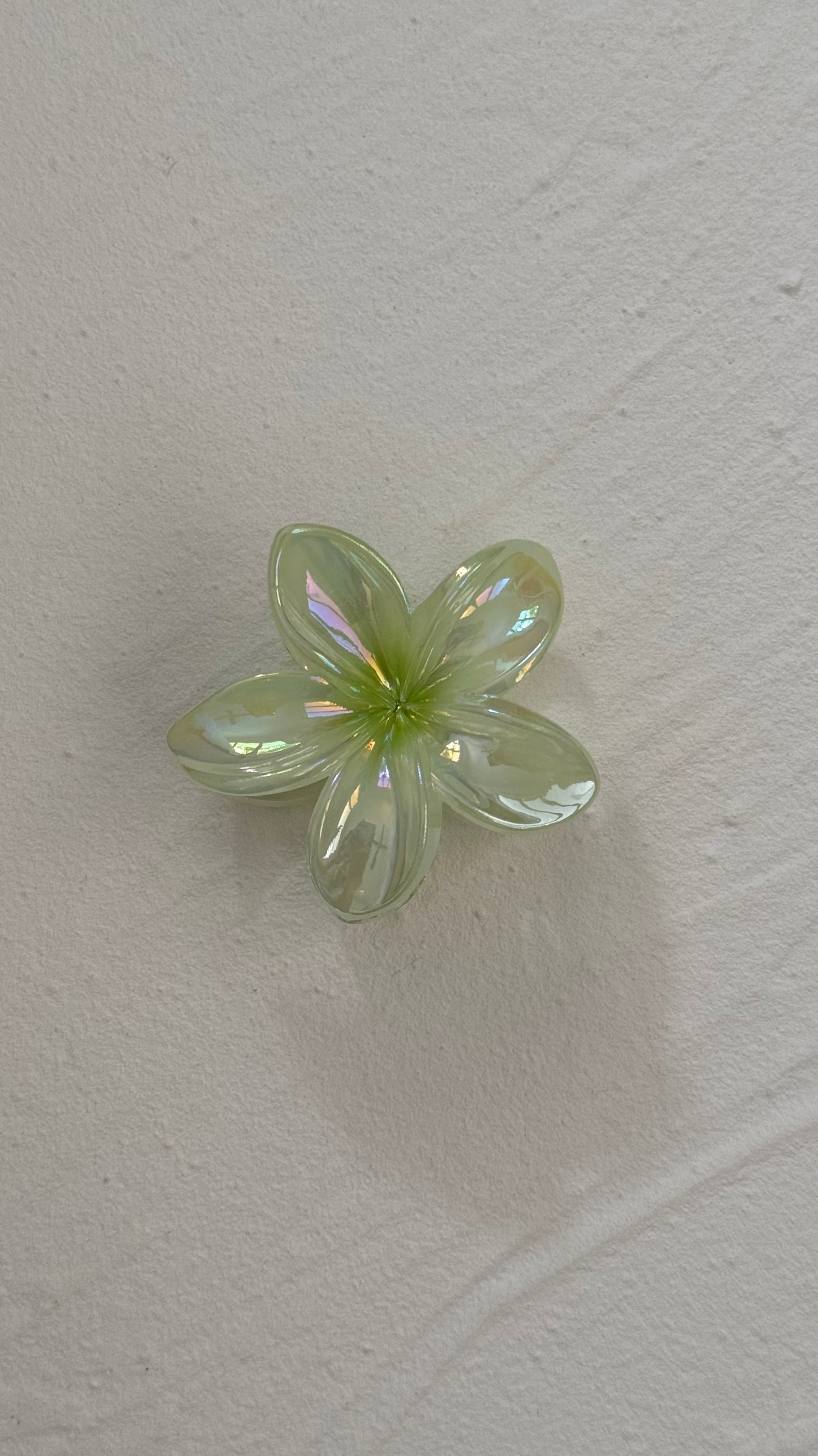 Frangipani Clip Gleaming Green - Medium
