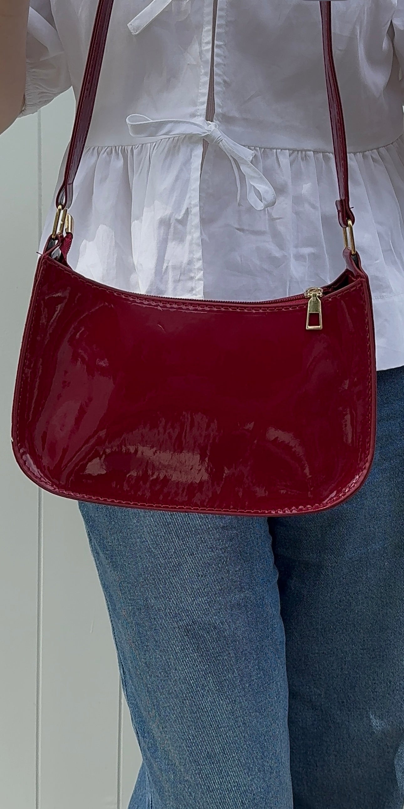 Baby G Handbag - Cherry Red