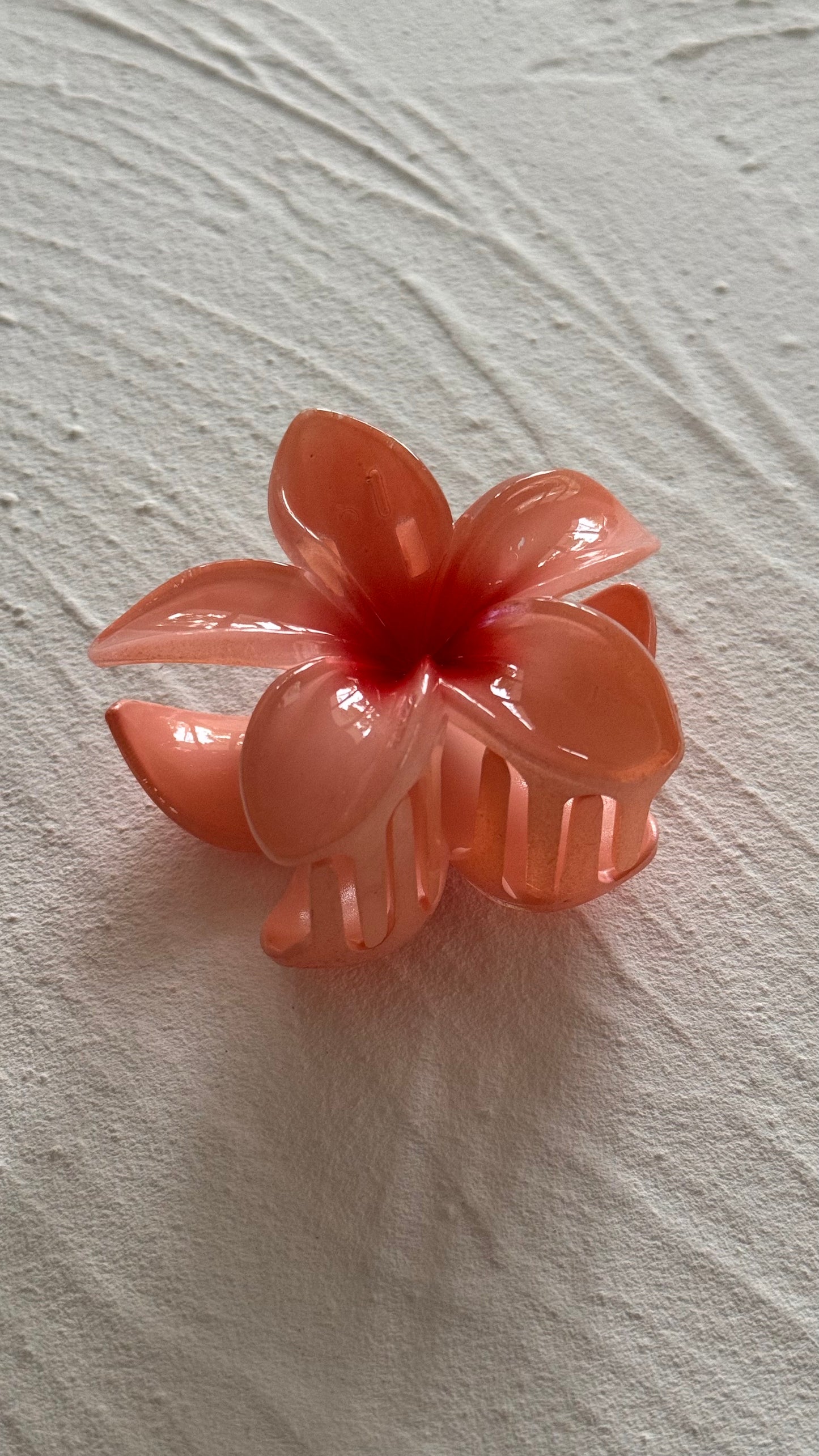 Frangipani Clip Rosy Blush