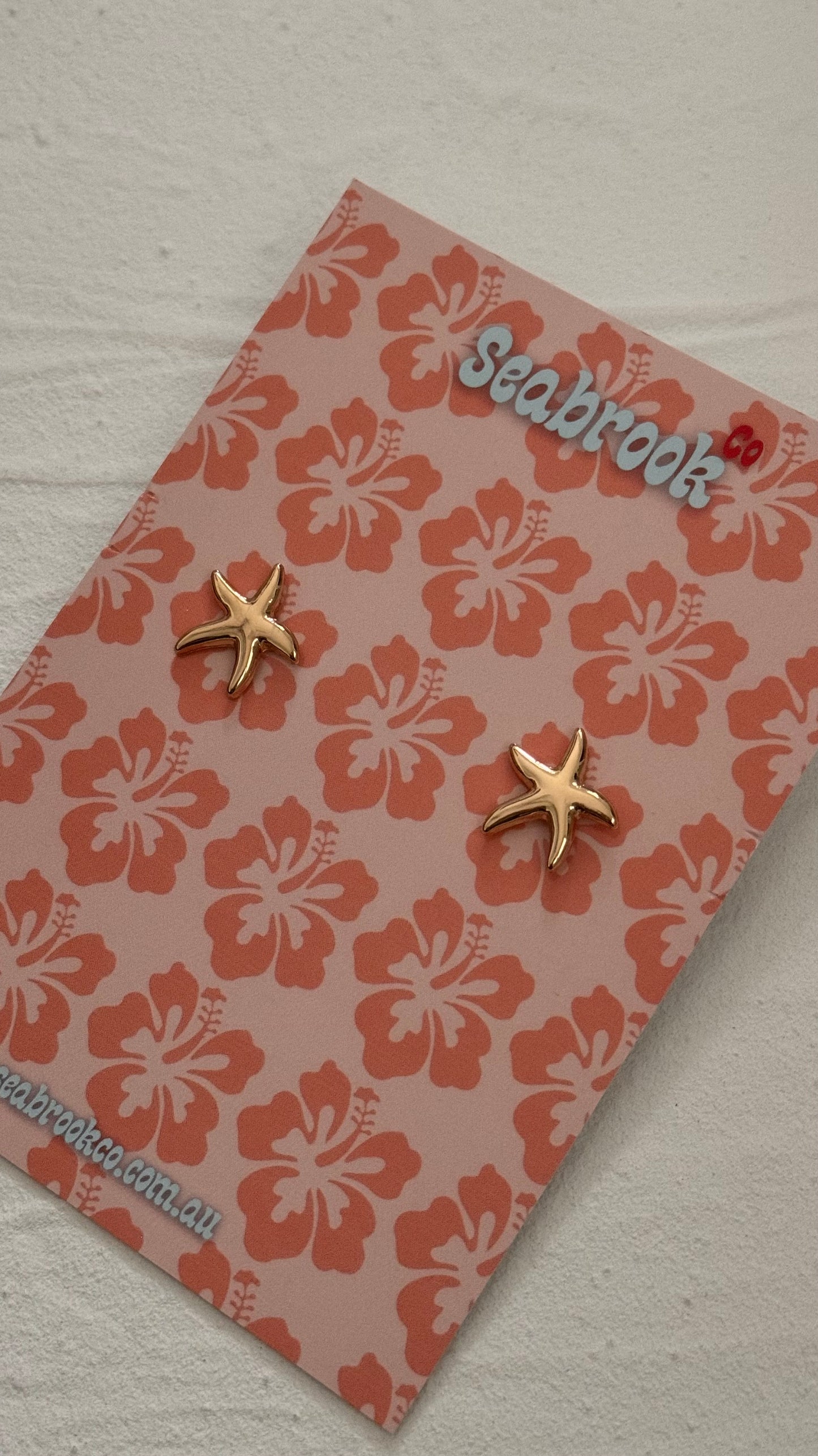 Smooth Starfish Studs