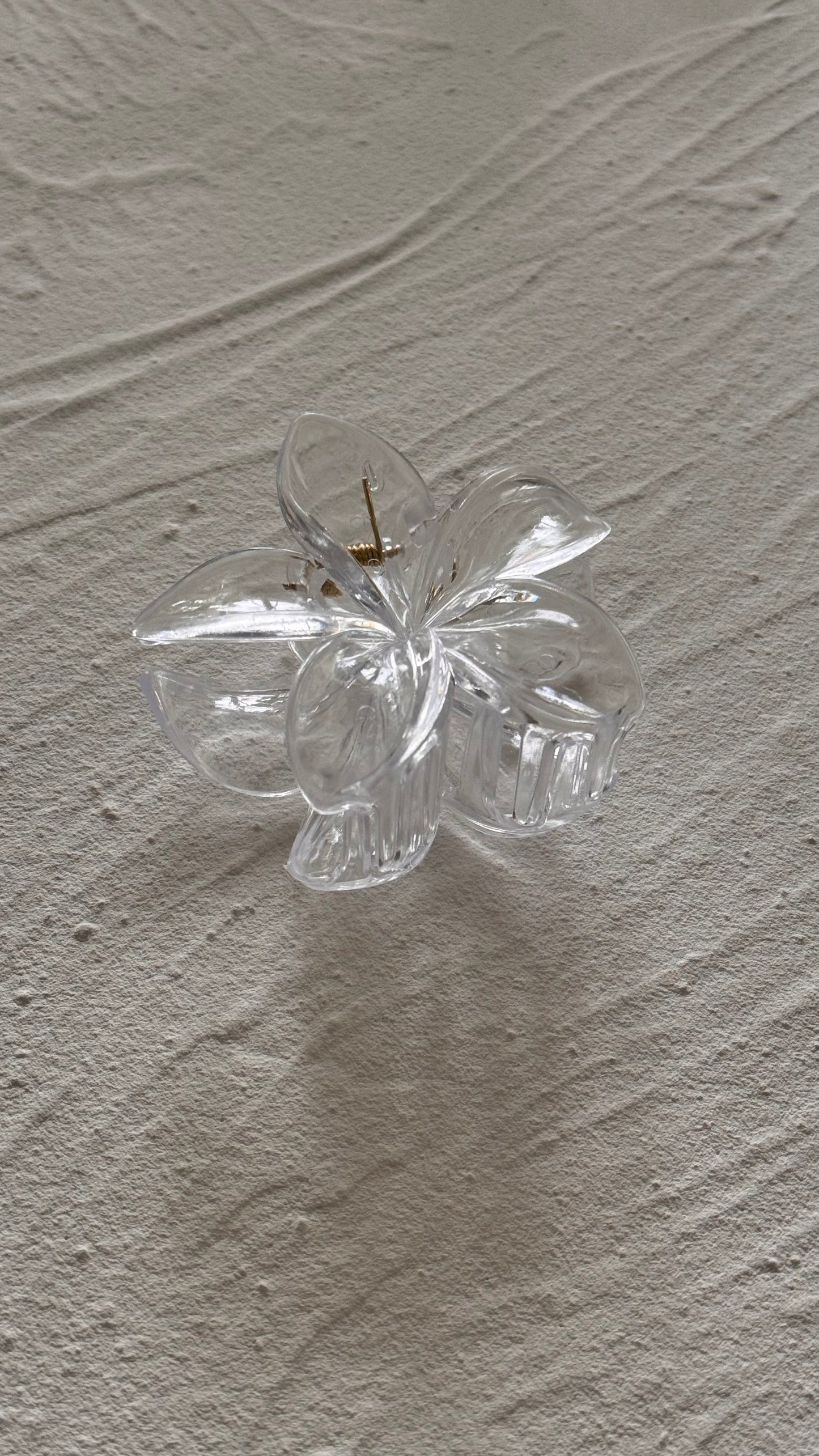 Frangipani Clip Jelly Clear