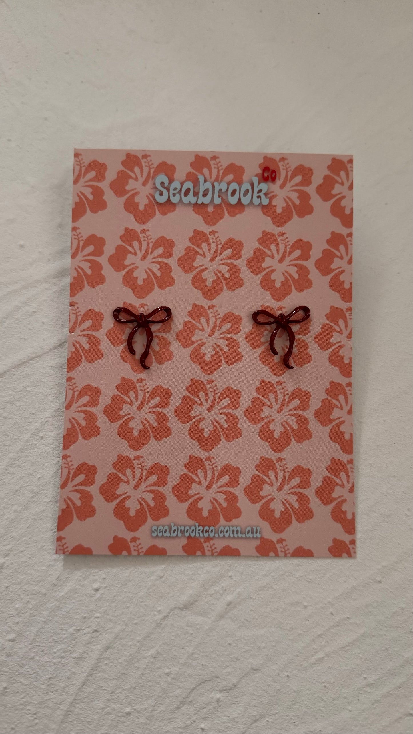 Genevieve Bow Earrings