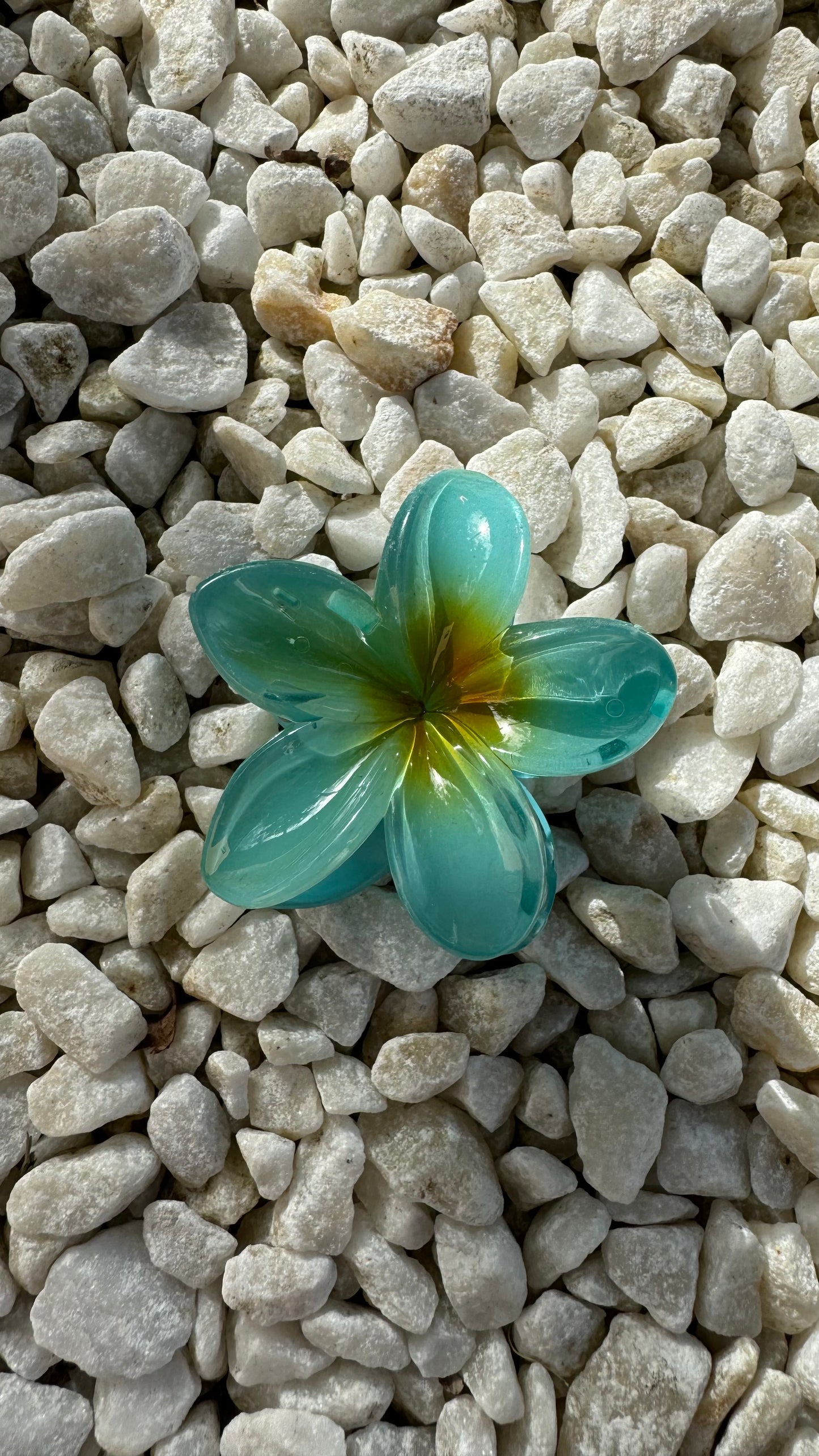 Frangipani Clip Sea Green