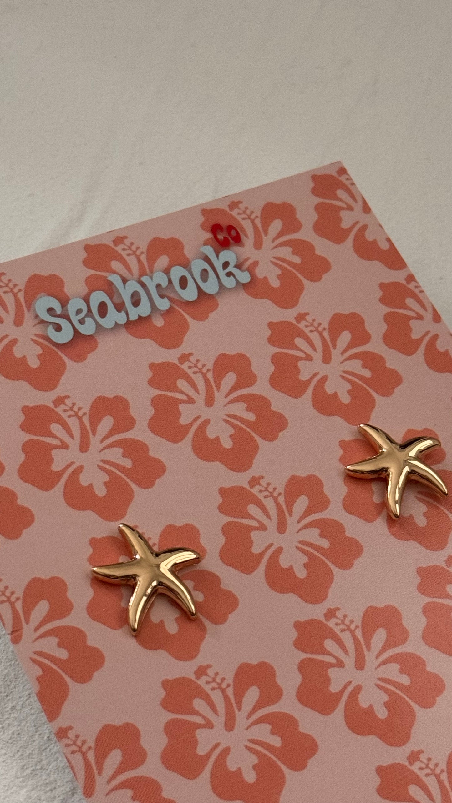 Smooth Starfish Studs