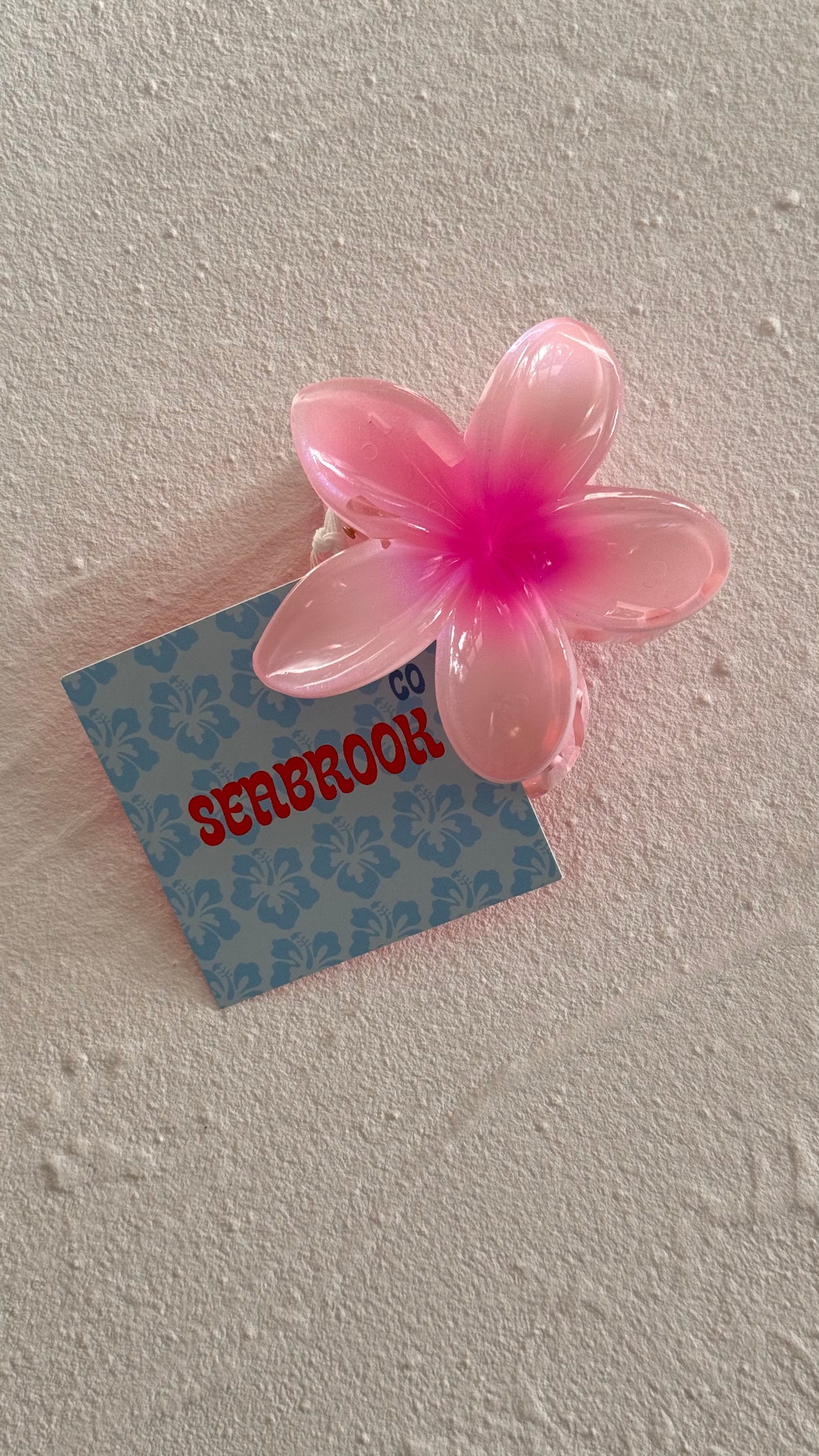 Frangipani Clip Pearl Pink