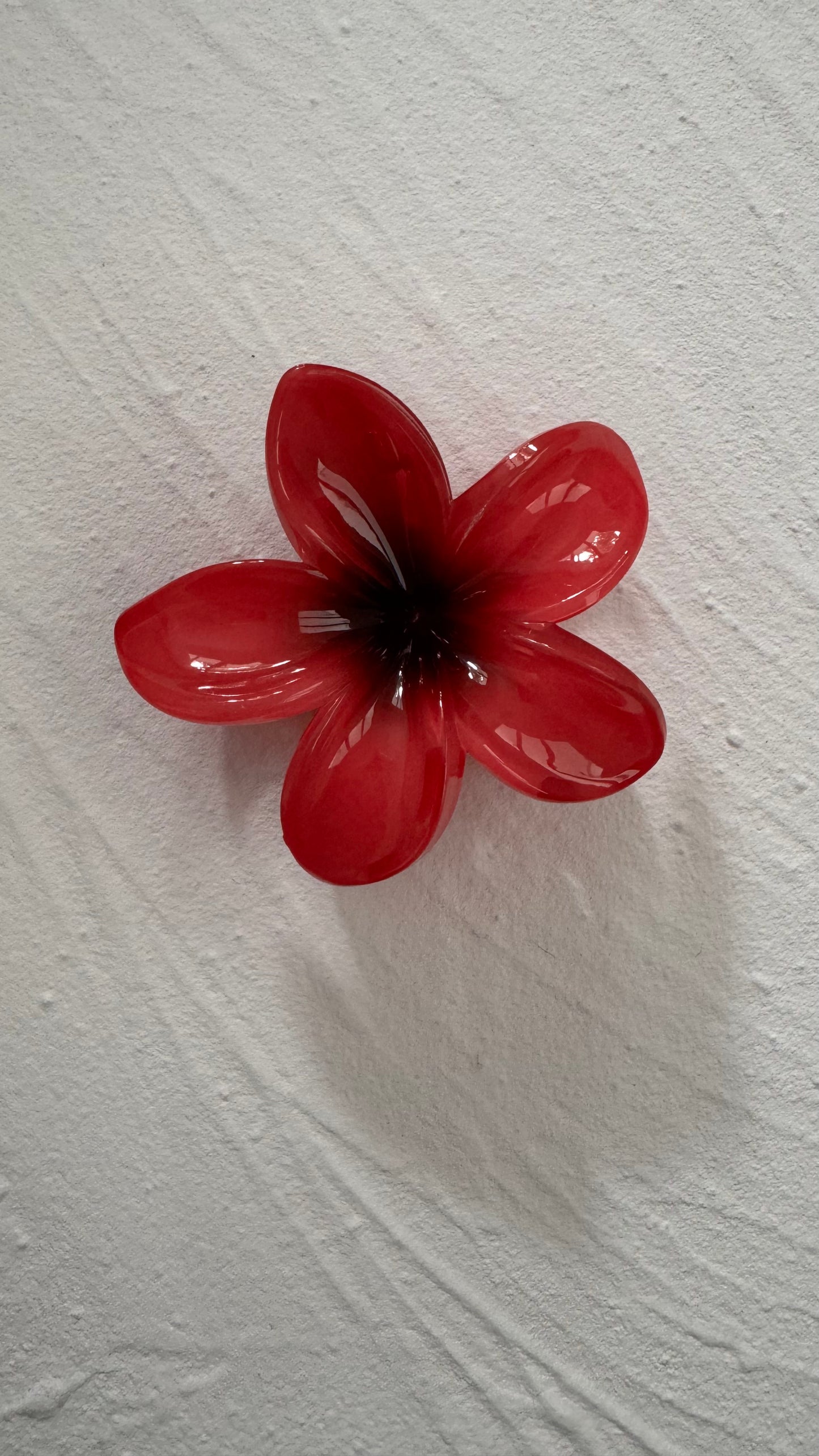 Frangipani Clip Faded Cherry