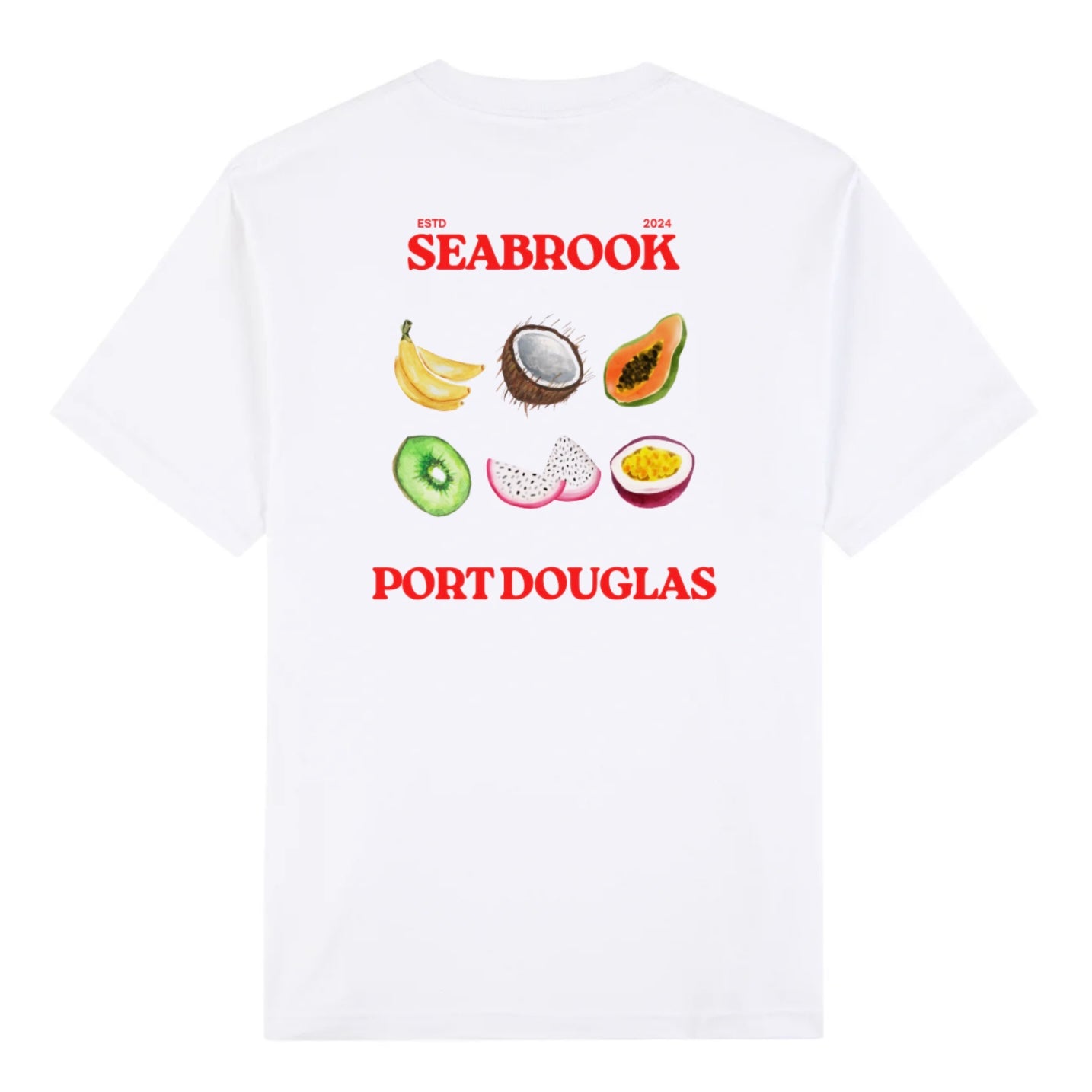 Seabrook Tropical Fruits Tee - White