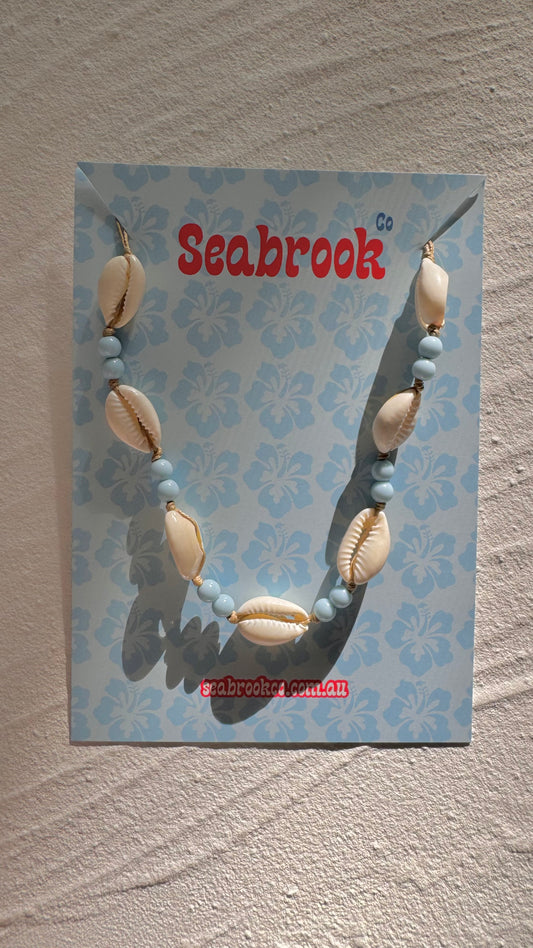 Pale Blue Cowie Neckace