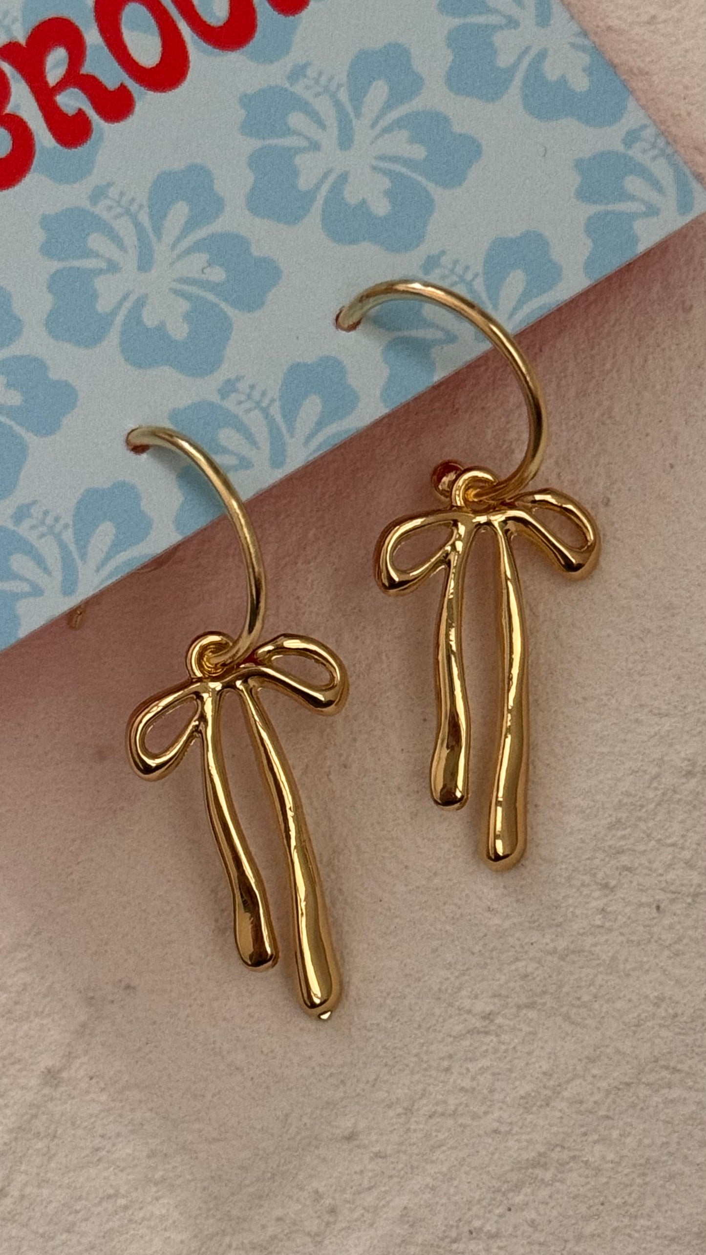 Ava Bow Earrings