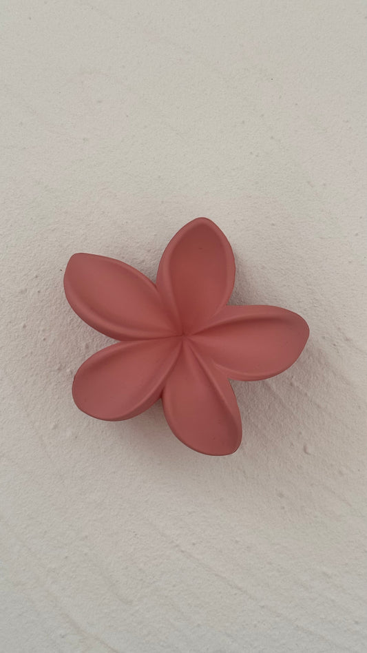 Frangipani Clip Flat Blush