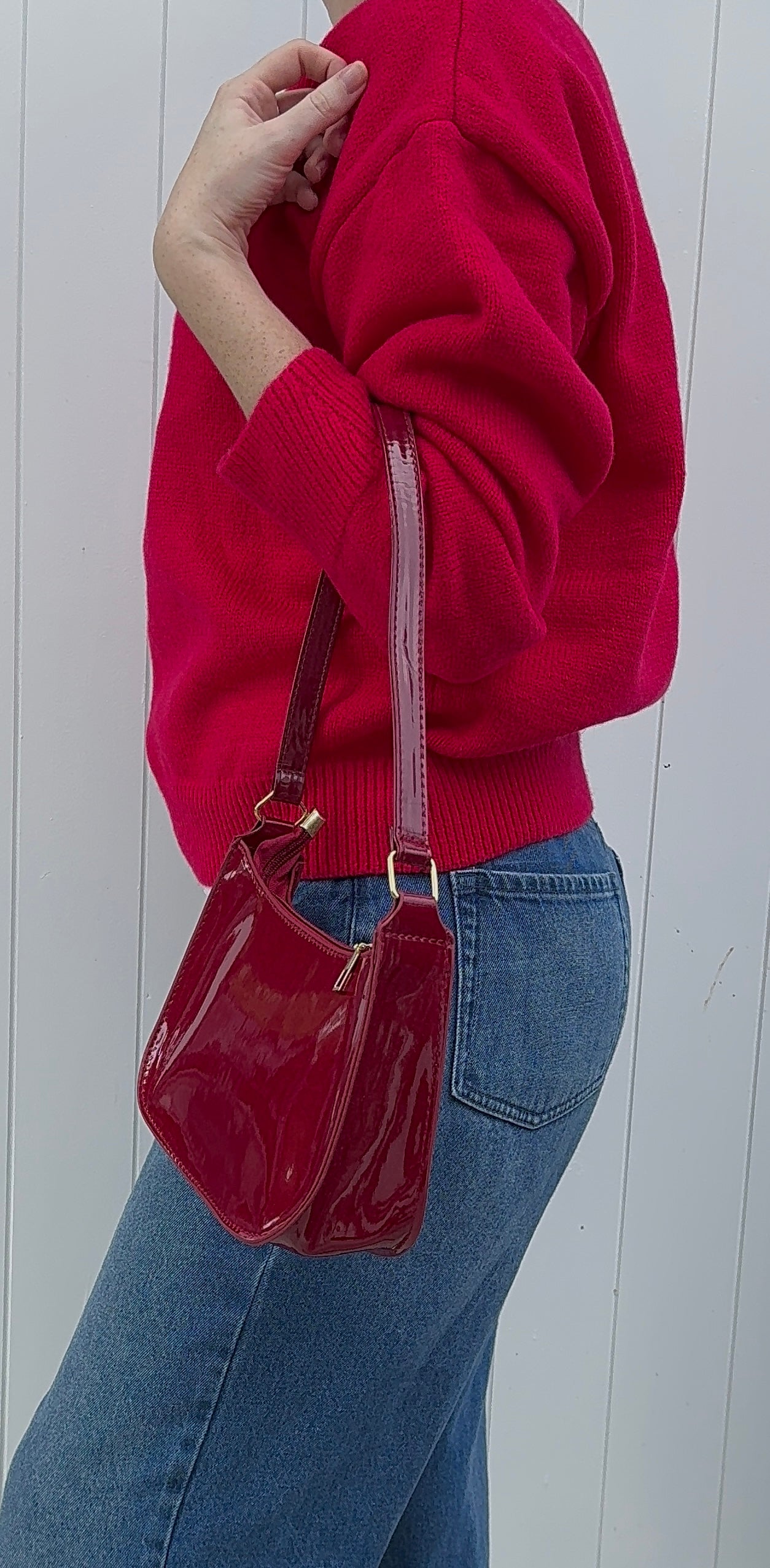 Townsfolk Jumper - Cherry Red