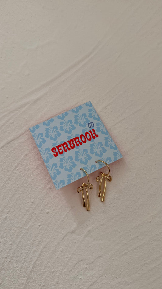 Ava Bow Earrings