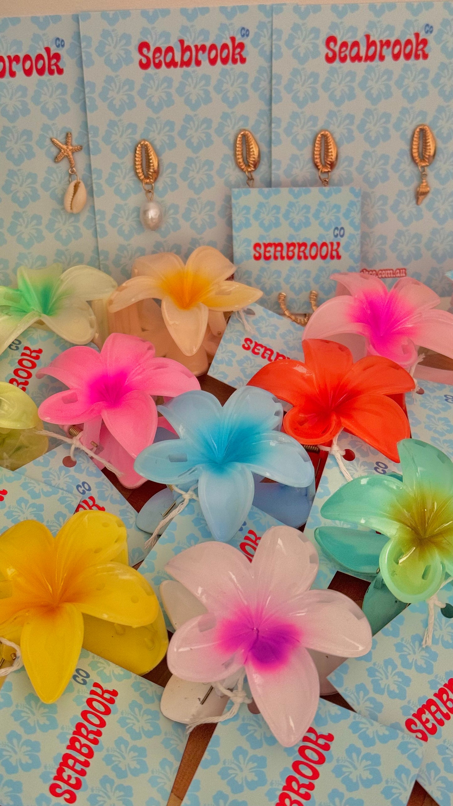 Frangipani Clip Bright Yellow