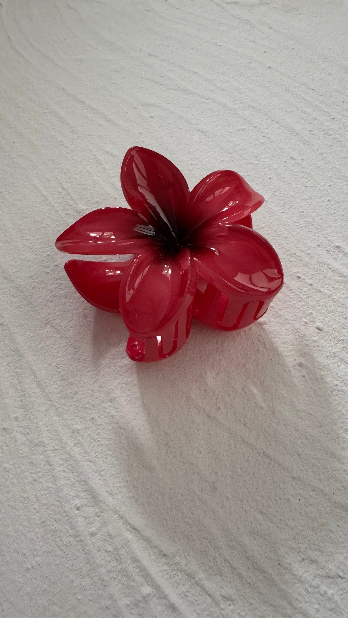 Frangipani Clip Faded Cherry