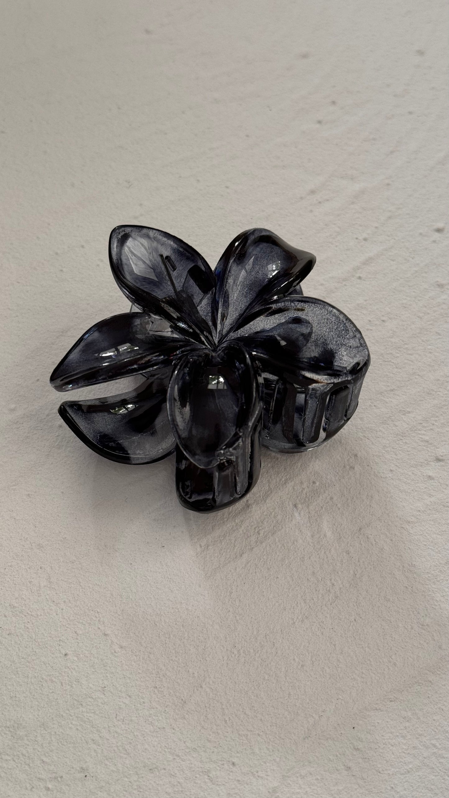 Frangipani Clip TortoiseShell Grey/Blue