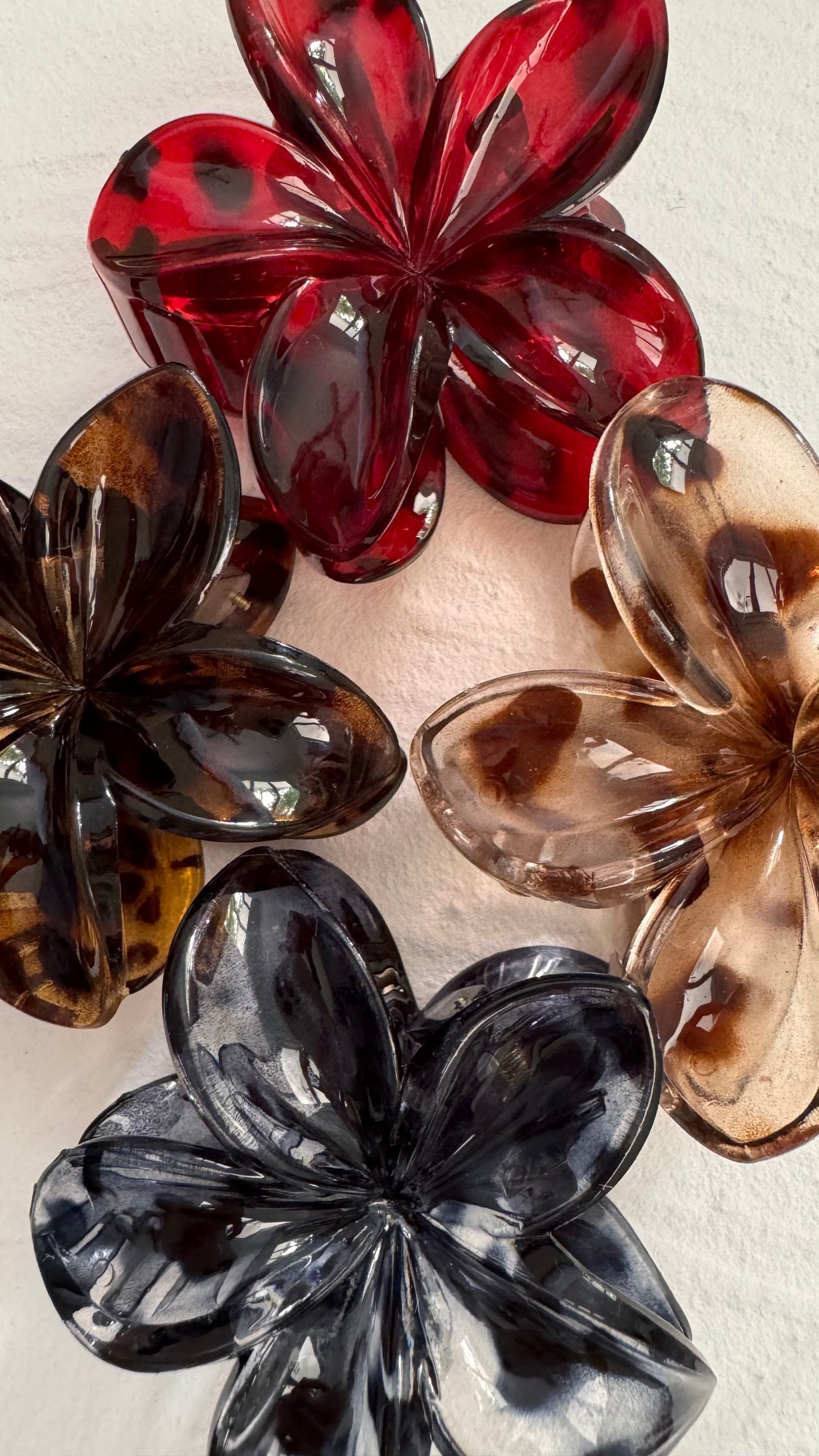 Frangipani Clip Tortoiseshell Tan