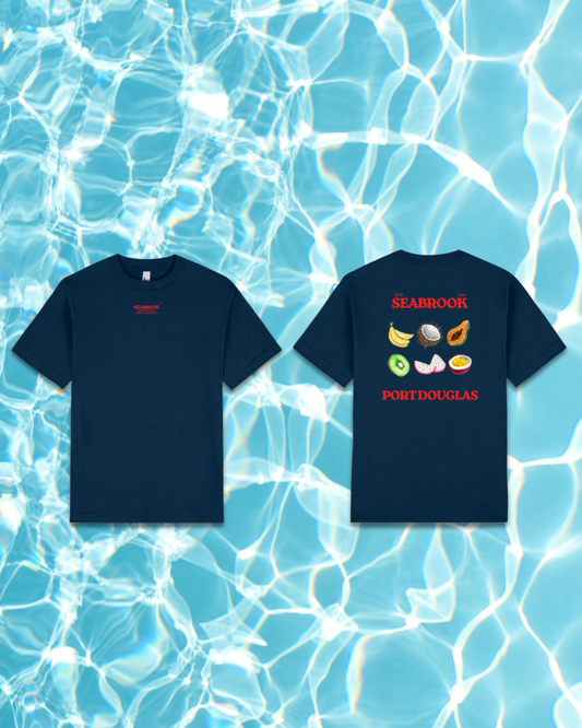 Seabrook Tropical Fruit Tee - Navy