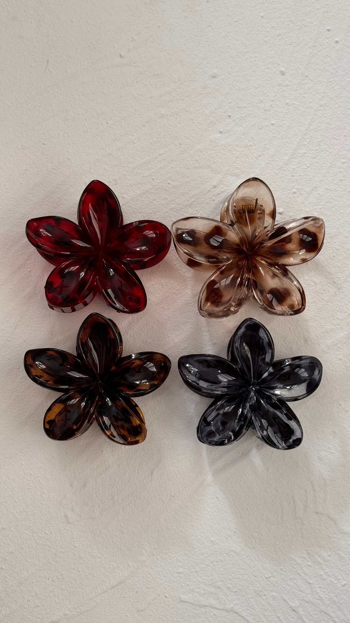 Frangipani Clip Tortoiseshell Brown