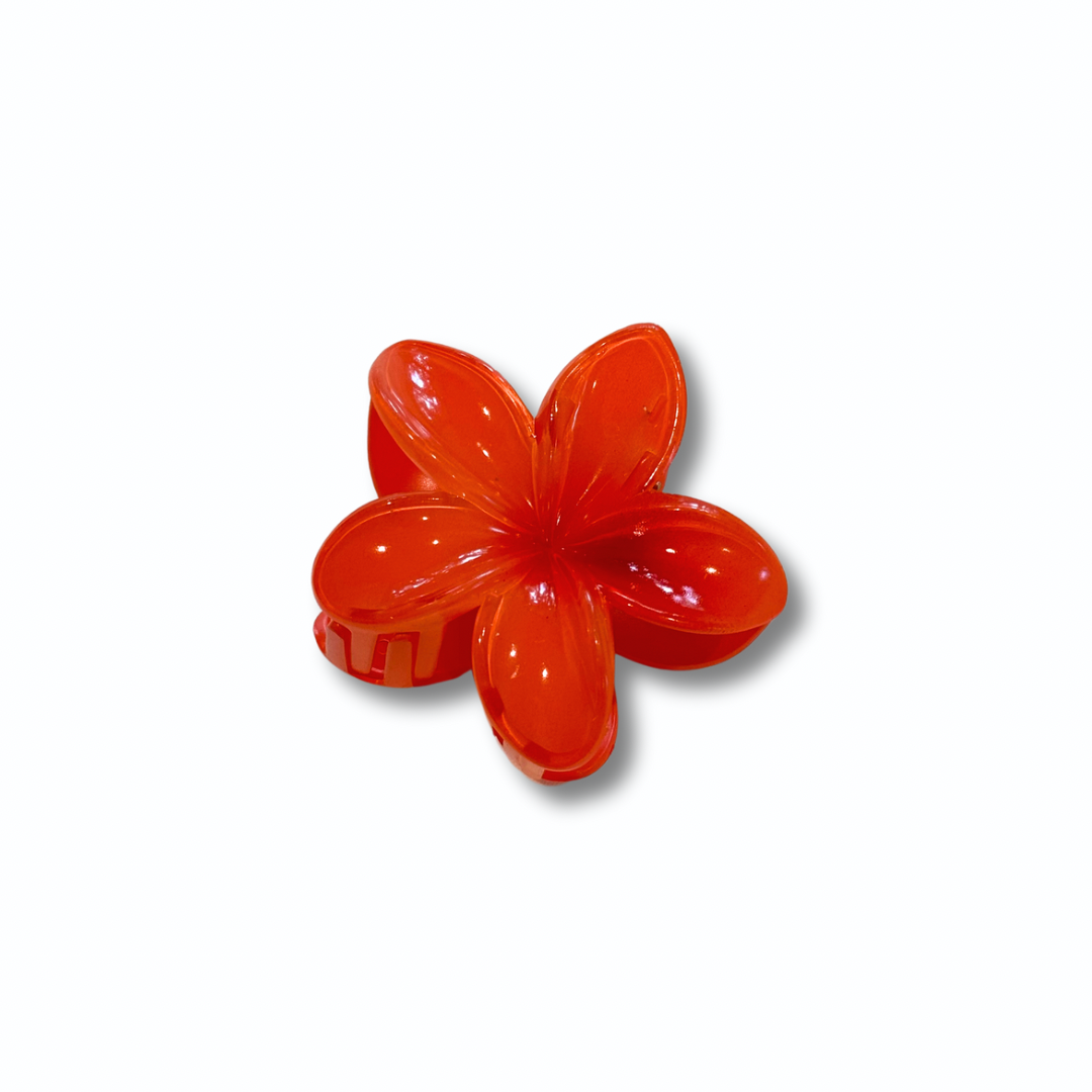 Frangipani Clip Red Orange