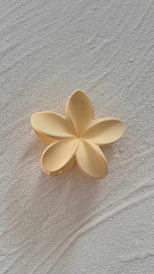 Frangipani Clip Pastel Butter