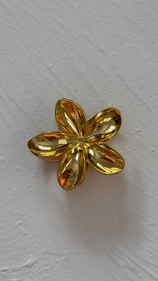 Frangipani Clip Yellow Gold