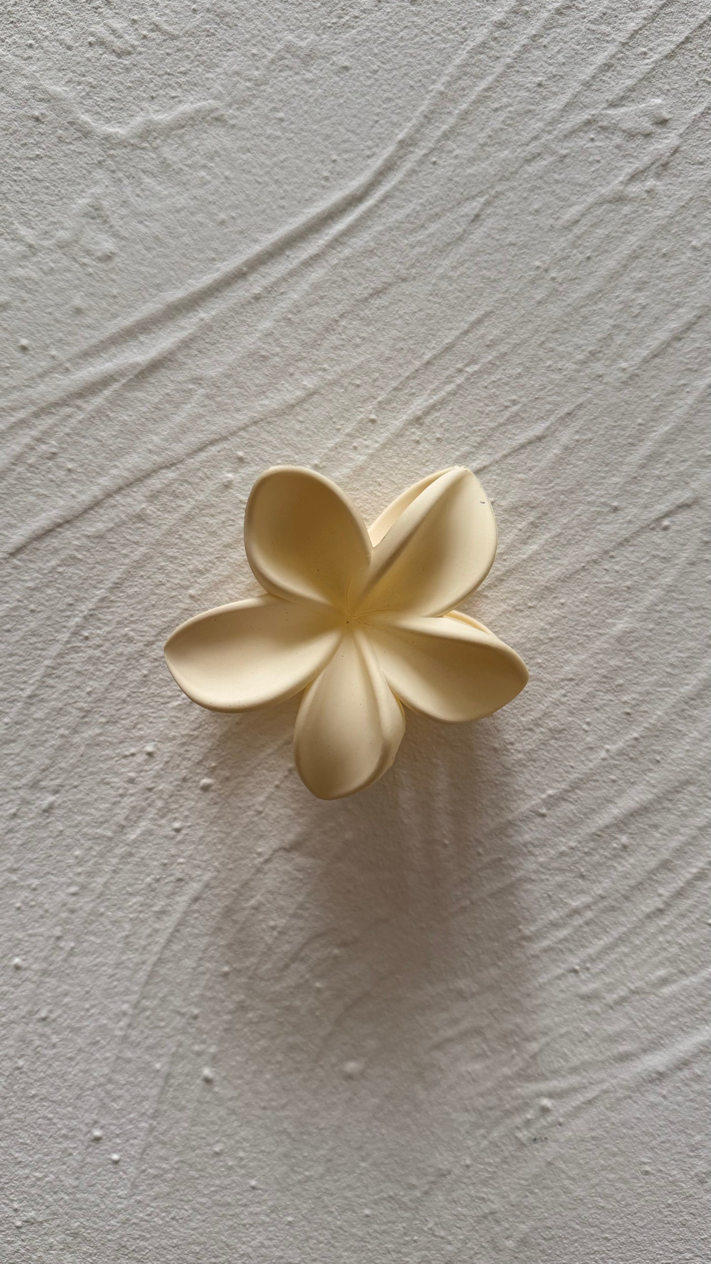 Frangipani Clip Flat Vanilla