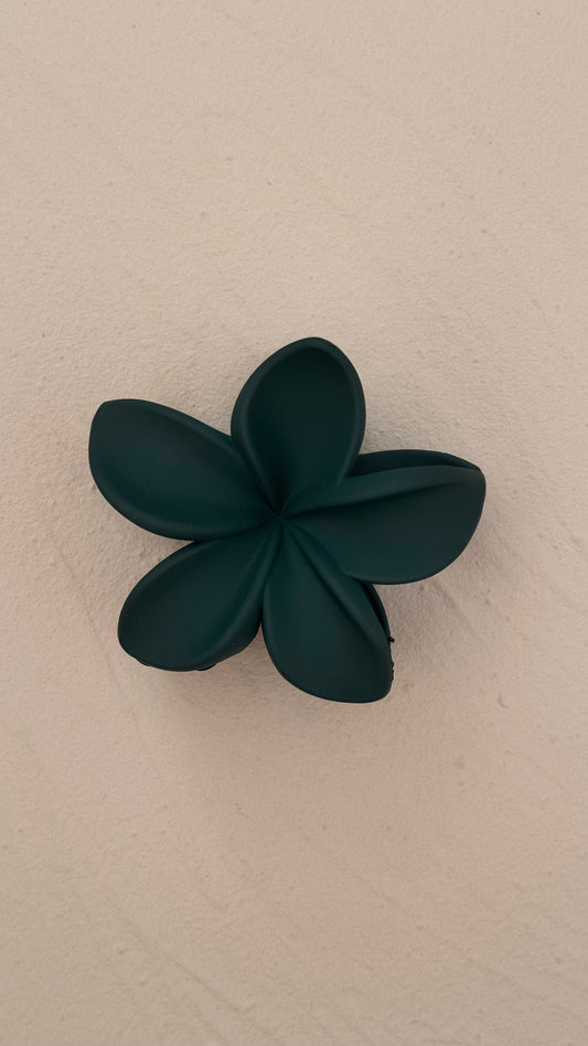 Frangipani Clip Flat Deep Pine