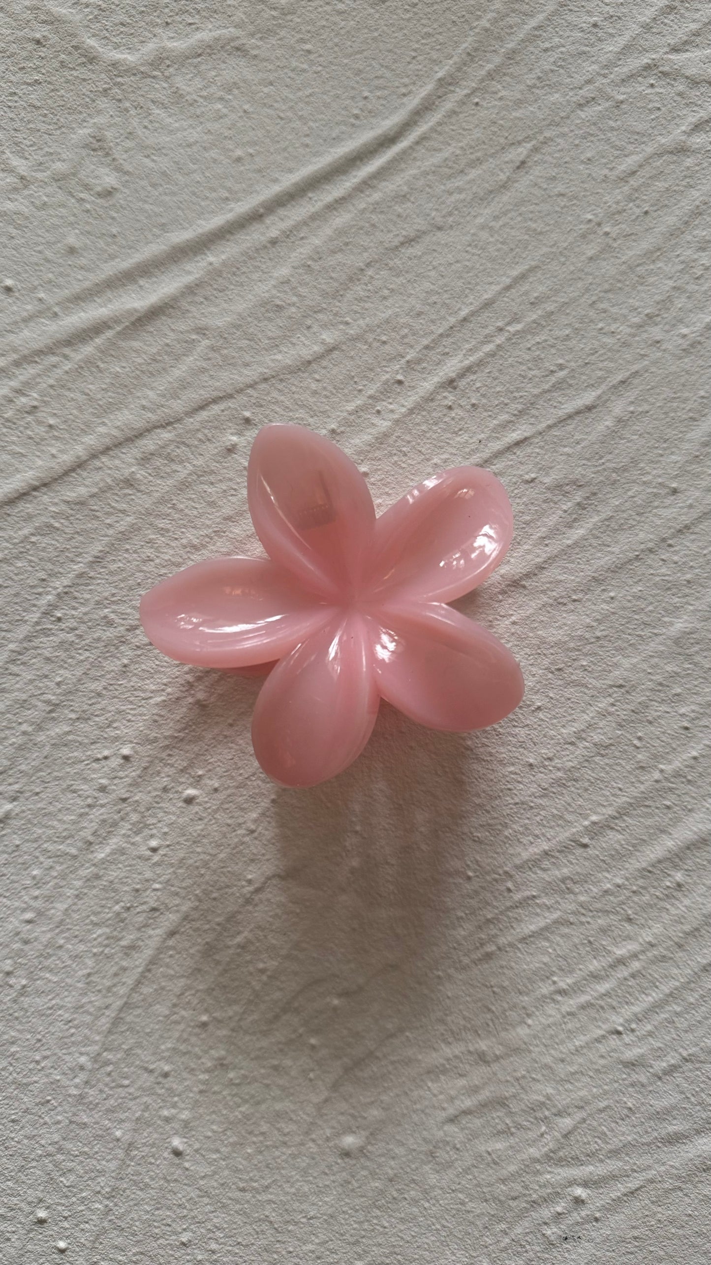 Frangipani Clip Jelly Solid Pale Pink