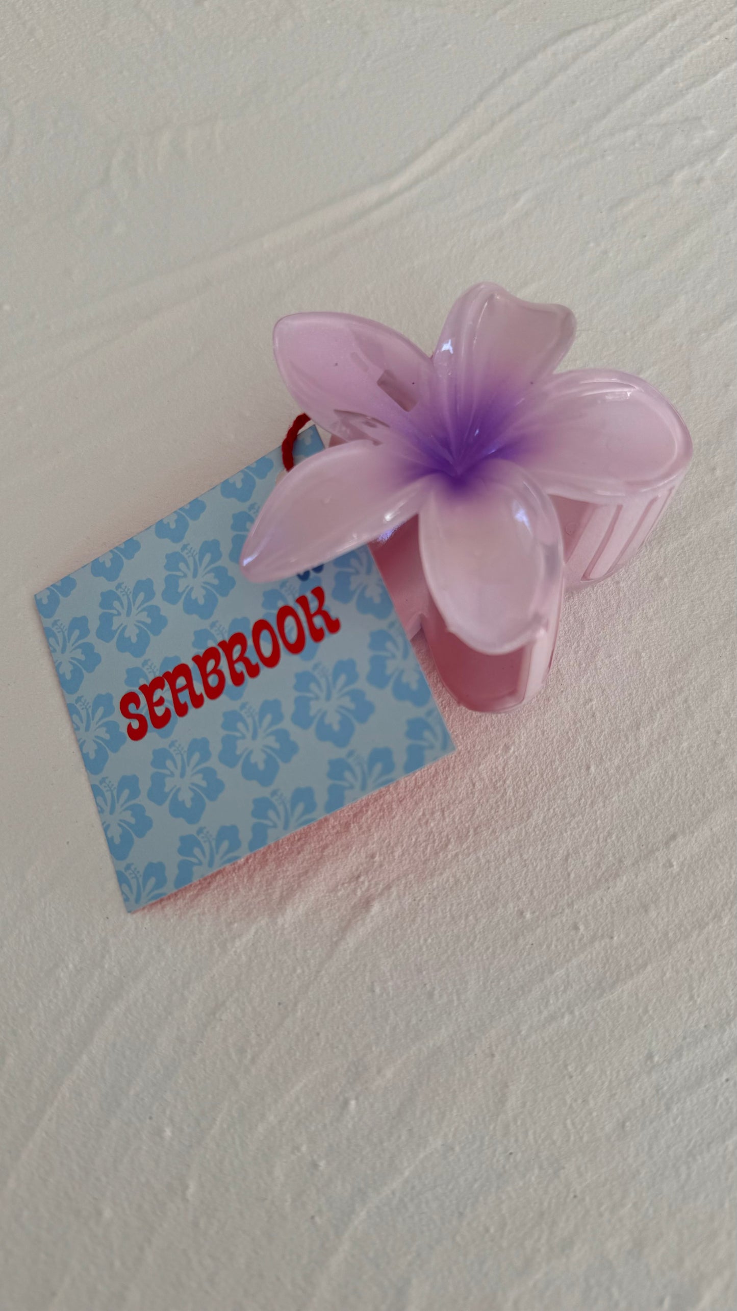 Frangipani Clip Pearl Purple