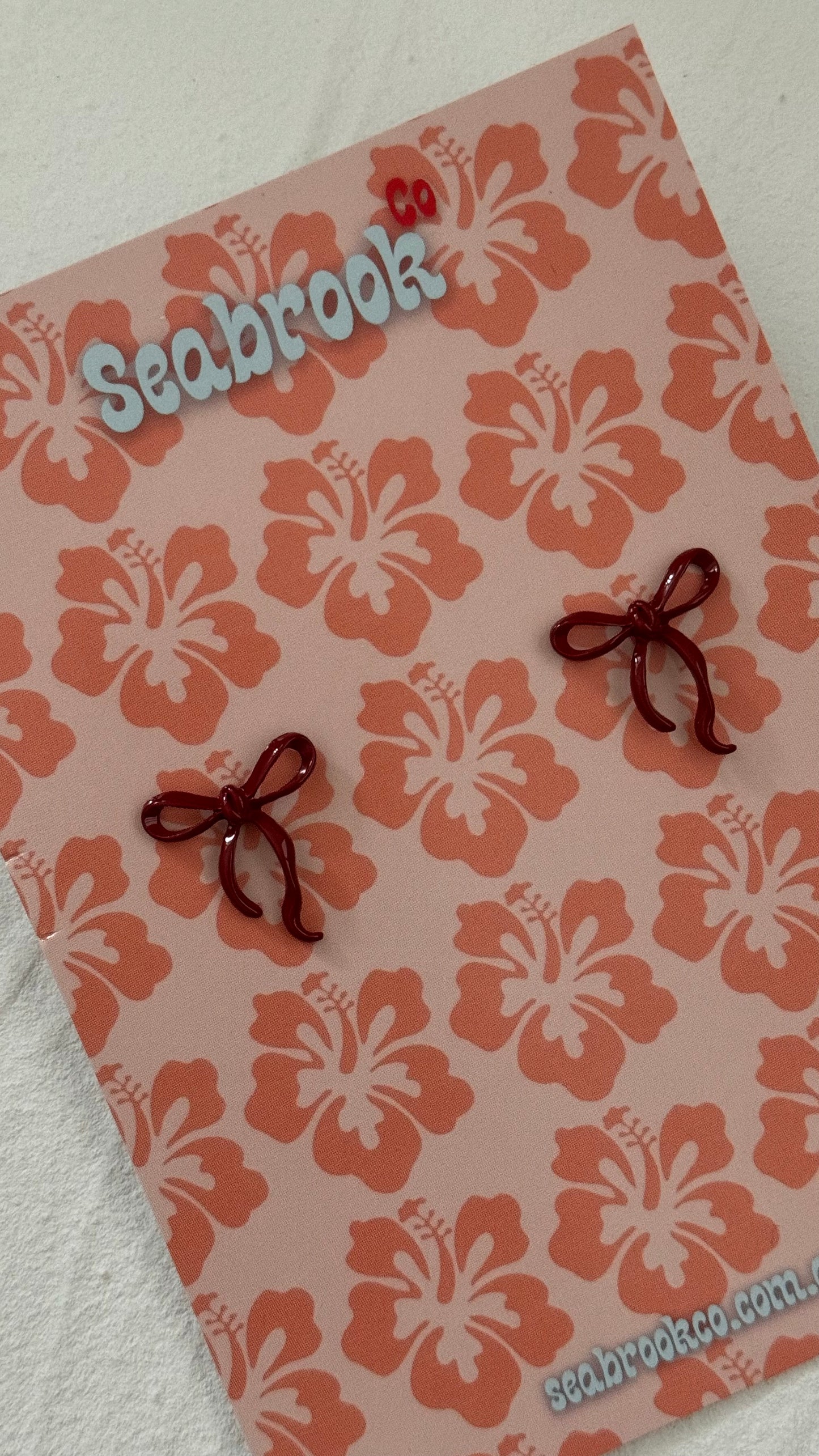 Genevieve Bow Earrings