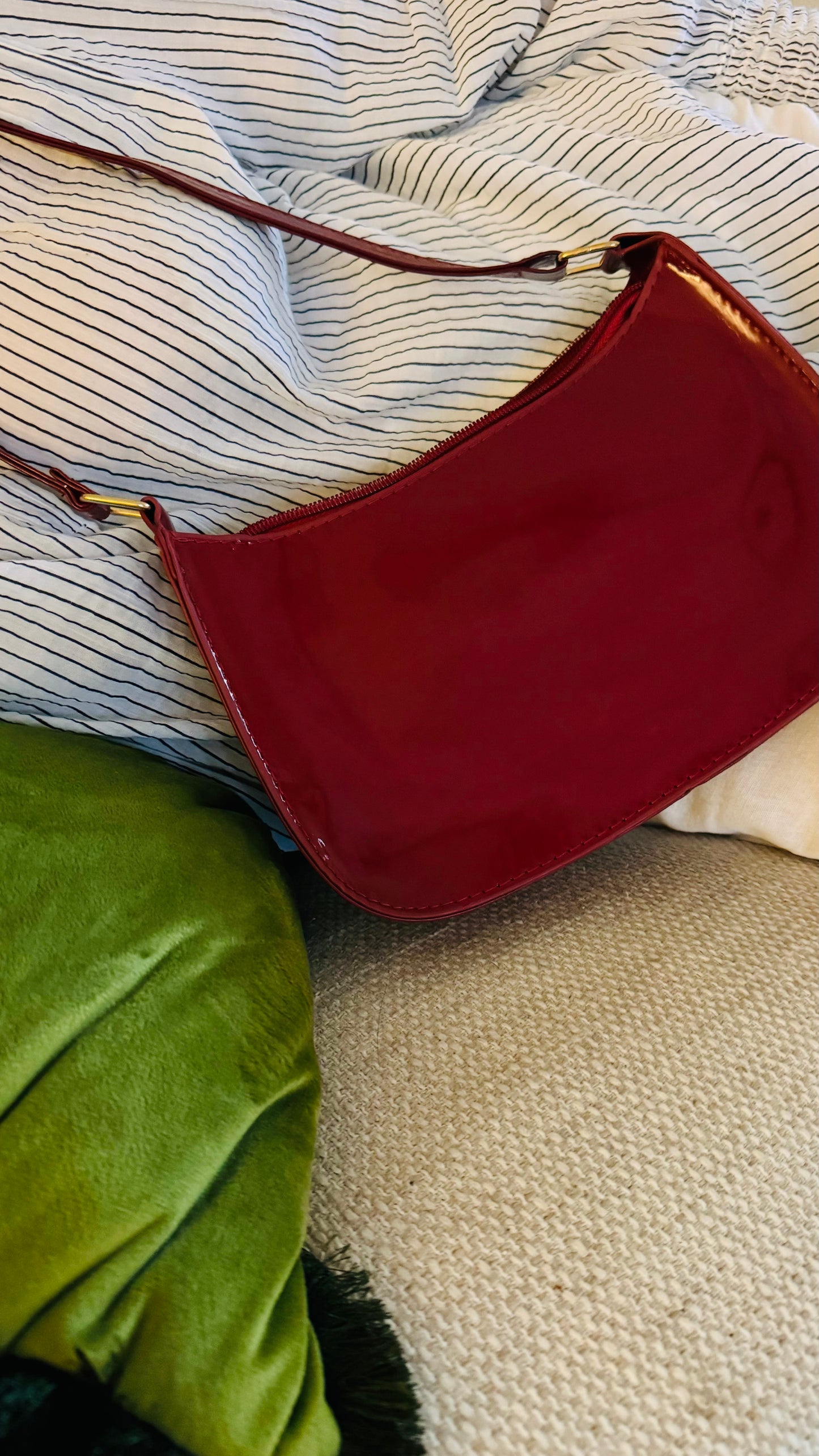 Baby G Handbag - Cherry Red