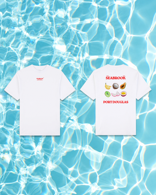 Seabrook Tropical Fruits Tee - White