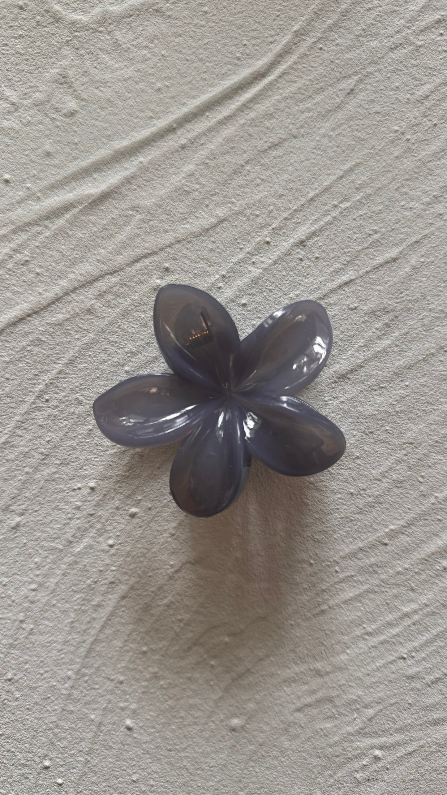 Frangipani Clip Jelly Solid Grey