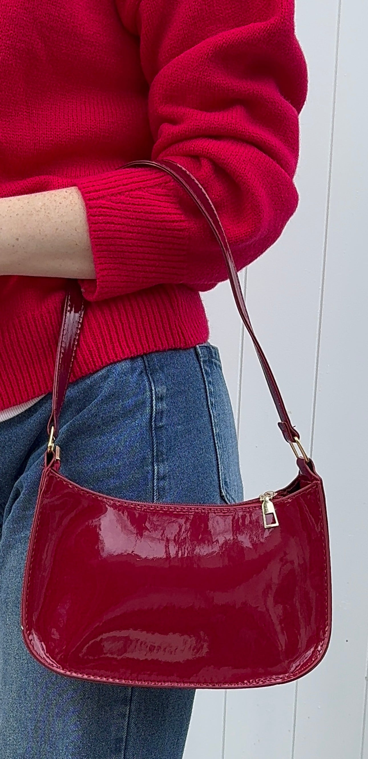 Baby G Handbag - Cherry Red