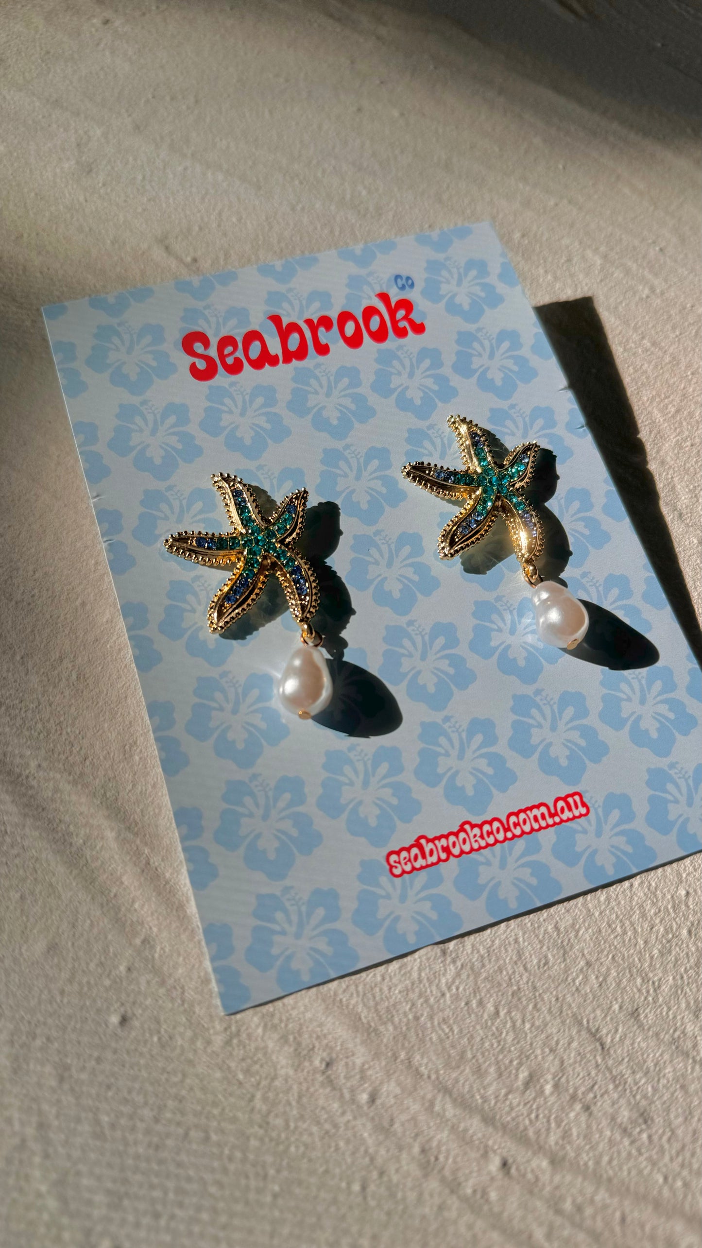 Blue Starfish Dangles