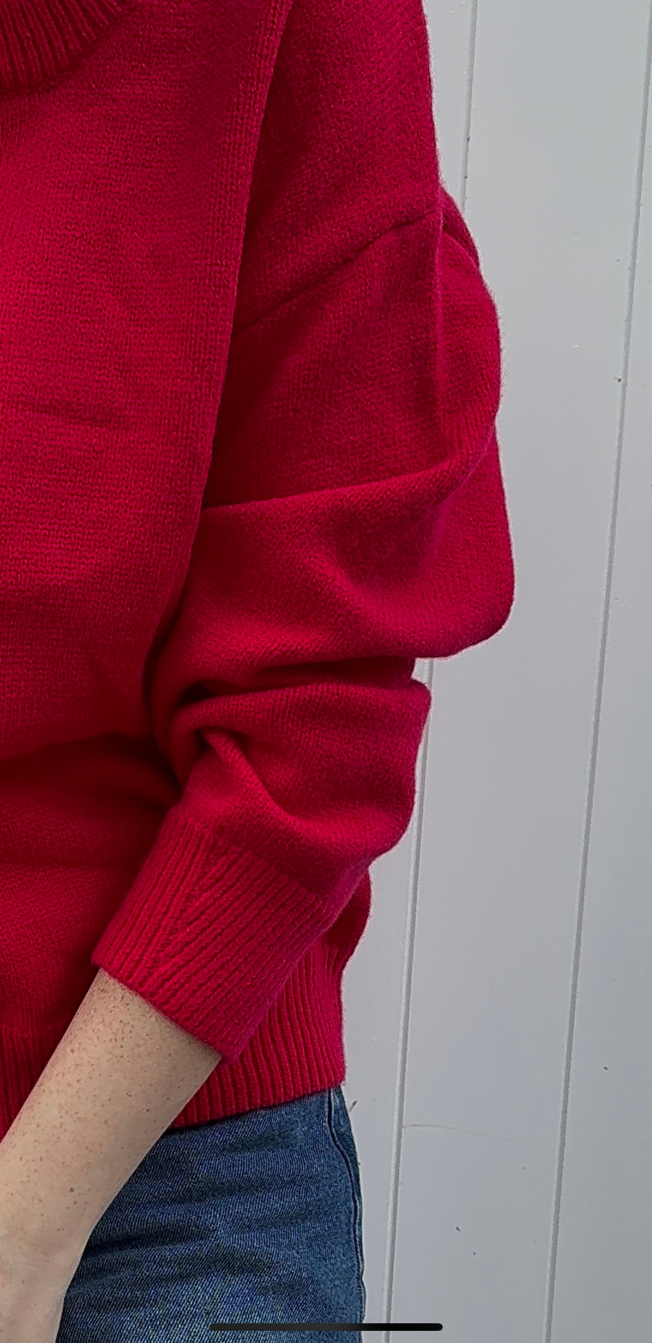 Townsfolk Jumper - Cherry Red