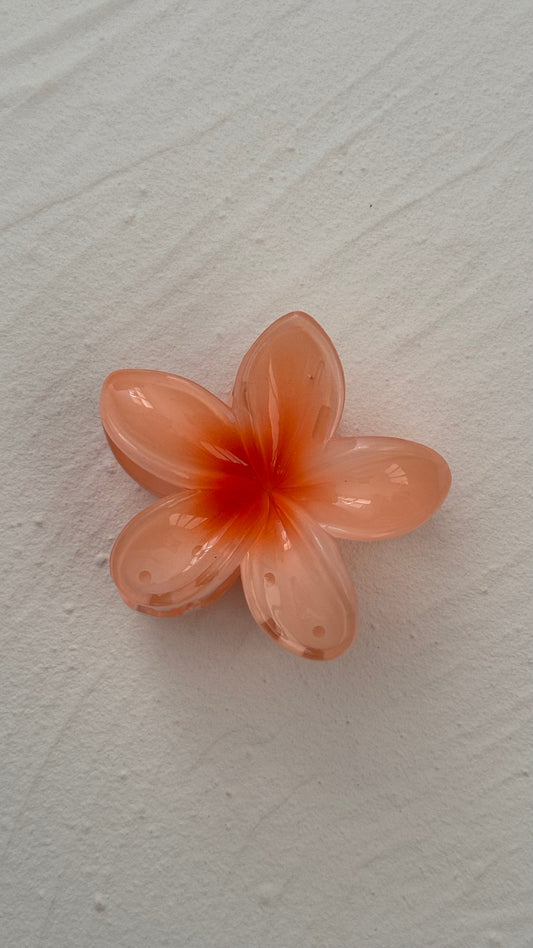 Frangipani Clip Peach