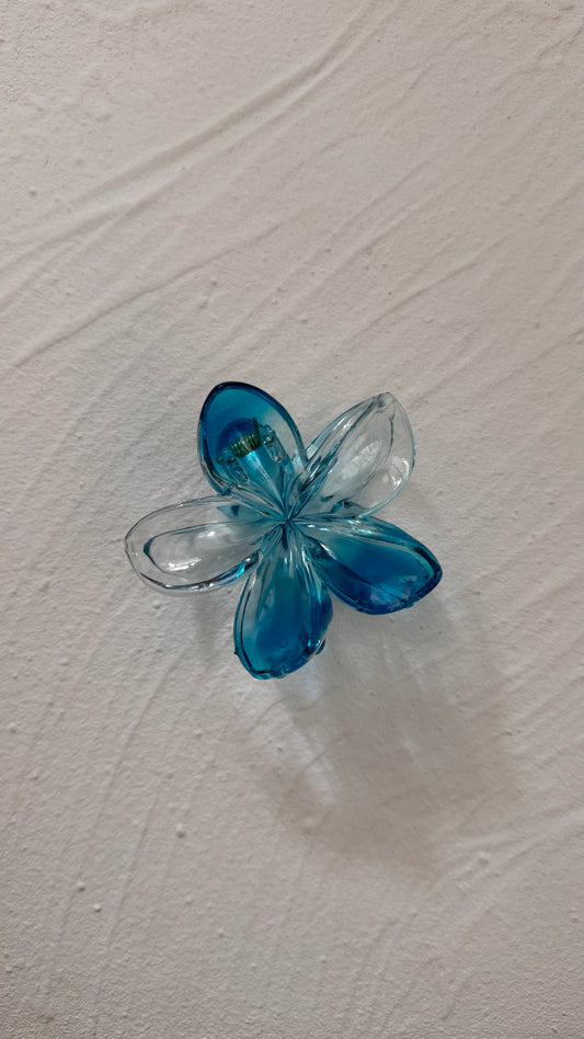 Frangipani Clip Jelly Blue