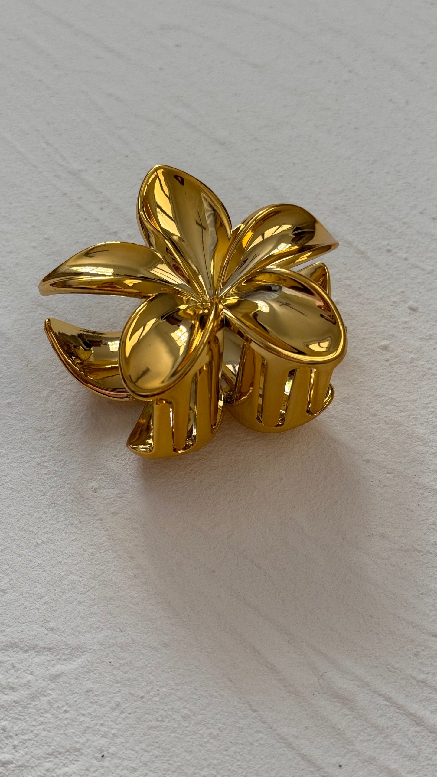 Frangipani Clip Yellow Gold