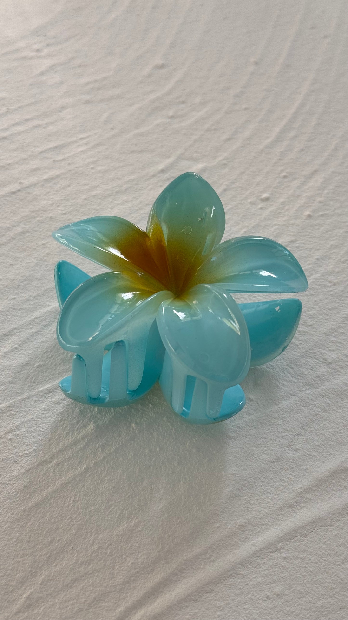 Frangipani Clip Sea Glass